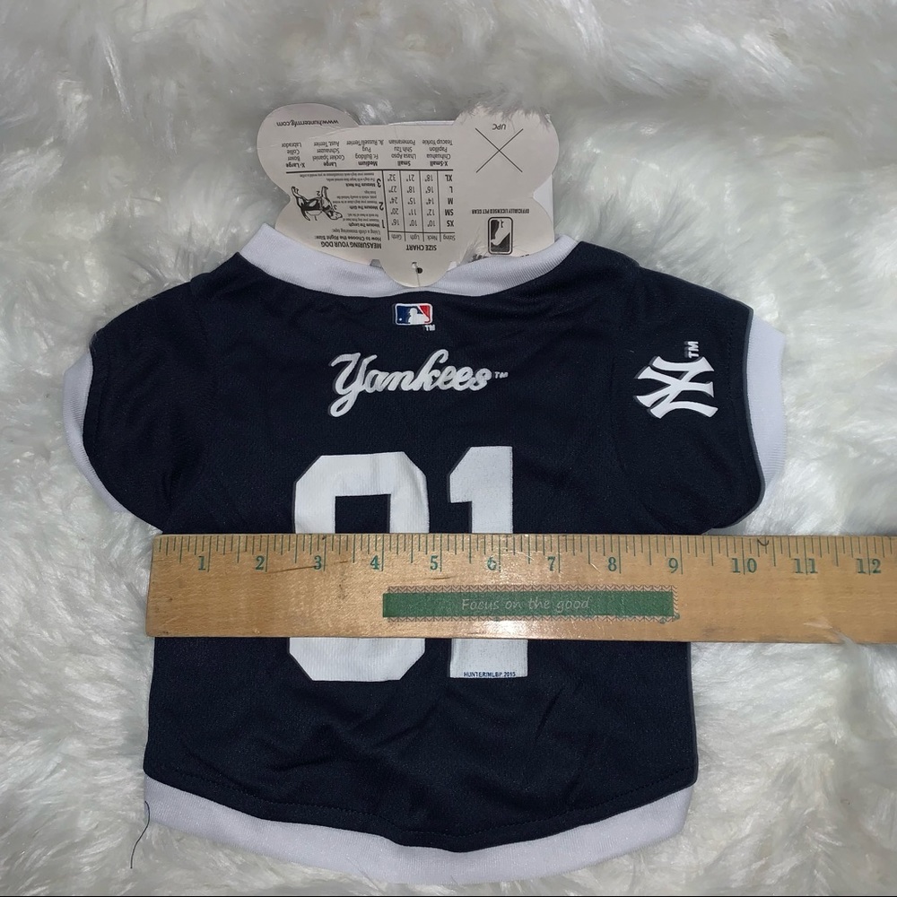 Yankees Navy Dog Jersey Sz small - Picture 7 of 7